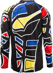 Jersey de Motocross Personalizado con Sublimación, Uniforme de Equipo de Carreras, Cuello en V, Ligero, Transpirable, de Secado Rápido, para Hombre - Product Image 4