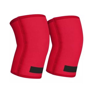 Genouillère de Powerlifting en Néoprène 7mm Bordeaux avec Panneau Latéral Noir, Compression pour Squat, Stabilité Articulaire, Musculation - Product Image 5