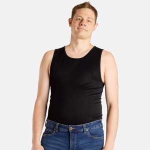 Camiseta sin mangas para hombre, mezcla de algodón, para gimnasio, de secado rápido, cuello redondo, 180g, para culturismo, ropa deportiva, fabricante OEM - Product Image 2