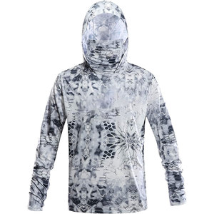Sweat à capuche streetwear oversize en molleton épais avec sublimation, masque intégral, fermeture éclair, cagoule ninja - Product Image 4