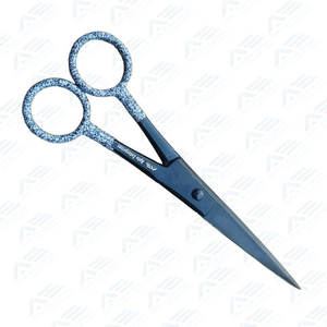 Ciseaux droits de coiffeur professionnel cisailles de coupe pour droitier Instruments de beauté en acier au carbone Instruments de soins de beauté - Product Image 3