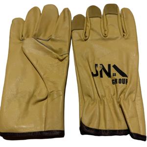 Gants de travail imperméables en cuir Gants de sécurité pour motocyclistes avec doublure en polaire - Product Image 3