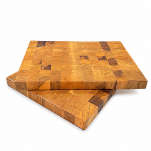 Tabla de cortar de madera de acacia hecha a mano con veta de extremo, tabla de cortar de madera premium para cocina, bloque de carnicero - Product Image 3