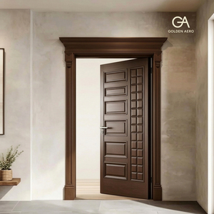 Puerta de Panel de Diseño Interior en Madera Sólida Contemporánea, Estilo Multipanel para Proyectos Residenciales, Calidad Garantizada GA-36S - Product Image 1