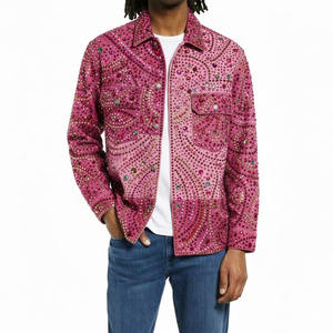 เสื้อเชิ้ตเดนิมผู้ชายแบบสั่งทำ OEM ปี 2024 คุณภาพดีสำหรับใส่ลำลอง แฟชั่นใหม่ ระบายอากาศได้ดี ผ้าถักทอ - Product Image 4