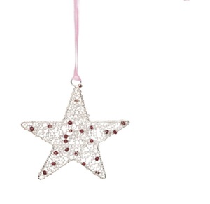 Adorno Navideño Colgante de Árbol con Cuentas Rojas - Diseño Rústico Moderno, Resistente al Agua, Personalizable, de Fábrica - Product Image 5