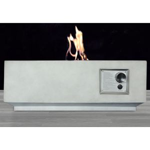 Fiber Reinforced Concrete <b>Fire</b> <b>Pit</b> <b>Table</b> for Propane/Natural Gas Use - Product Image 3