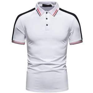 Maillot de sport personnalisé OEM vierge pour homme, style Angleterre, à séchage rapide, manches courtes, en jersey polyester/coton, grandes tailles - Product Image 2