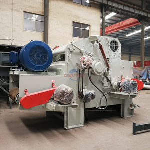 산업용 대용량 드럼 칩핑 머신 전기 우드 치퍼 나뭇가지 소형 통나무 목재 분쇄 장비 - Product Image 4