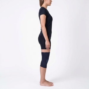 Genouillère de sport personnalisée en nylon respirant et élastique, genouillères de compression en néoprène pour le basketball, soutien sportif - Product Image 6