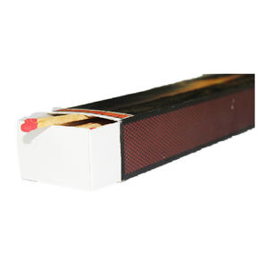 Allumettes de sécurité pour barbecue, boîte d'allumettes longue taille 182x63.5x18mm avec 50 bâtonnets, impression personnalisée pour la cuisson en plein air, le camping et la cuisine - Product Image 6