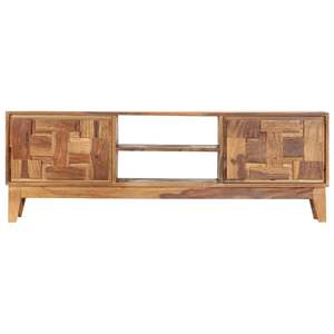 Mobile TV in legno Sheesham massello 51.2 "x 11.8" x 17.7 "per soggiorno - Product Image 3
