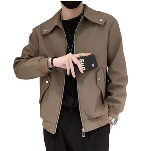 Lightweight Genuine <b>Leather</b> <b>Blazer</b> Korean Style Lapel <b>Jacket</b> Men's Casual Eco-Friendly Anti-Bacterial Windproof - Product Image 6