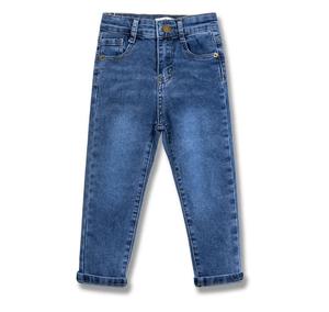 Jeans Rectos de Mezclilla con Cierre para Niño, Ecológicos, Desgastados, Blancos, Talla Mediana, Cómodos y Elegantes, para Niños de 1 a 14 Años - Product Image 4