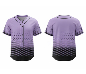 เสื้อเบสบอลแบบสั่งทำพิเศษ – เสื้อเจอร์ซีย์พิมพ์ลายเต็มตัวแบบซับลิเมชั่น |   ชุดเบสบอลทีมพร้อมโลโก้และหมายเลขแบบกำหนดเอง |   ฐานผ้าโพลีเอสเตอร์ที่ระบายอากาศได้ดี - Product Image 3