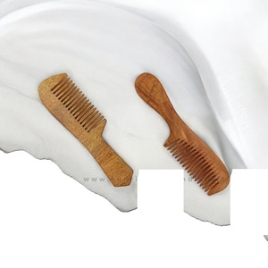 Handmade Wooden Comb Set Polished Natural Wood Rectangle Shape Tabletop Craft by HANDICRAFT HUB Uttar Pradesh Home Decoration - Product Image 2