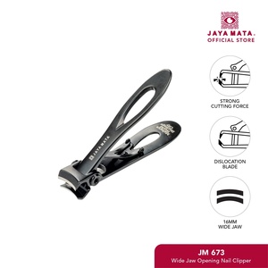 Coupe-ongles robuste JAYA MATA JM673 en acier inoxydable, lame arrondie, lame courbée, ouverture de mâchoire de 20 mm, coupe-ongles épais - Product Image 4