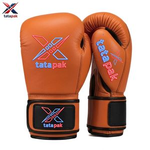Genuine Leather Boxing Gloves For Unisex Adults custom logo Private Label Pakistan Manufacturer TATAPAK Wholesale Supplier - Product Image 2