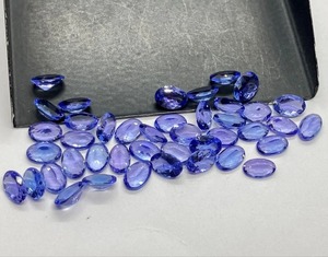 Proveedor de Envíos a Todo el Mundo, Lote al por Mayor de Tanzanita Natural de 5x7 mm, Corte Ovalado, Calidad de Gema, Tratada con Calor, para Reventa en Negocios de Joyería - Product Image 3