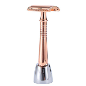 Rasoir à double tranchant réutilisable en acier inoxydable, rasoir durable pour le soin de la barbe, pour usage professionnel et personnel - Product Image 3