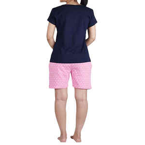 Ensemble court d'été 2 pièces pour femme en toile imprimée et brodée, qualité supérieure, design unique, séchage rapide et respirant - Product Image 2