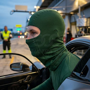 Premium Auto Racing Balaclava Adjustable Lightweight Helmet Liner with Soft Fabric for Enhanced Driving Comfort Customizable Fit - Product Image 3