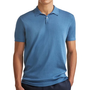 Polos personalizados de algodón orgánico 100% para hombre con logotipo bordado, Camiseta de piqué suave de verano, ropa informal transpirable, camisa 2026 - Product Image 1