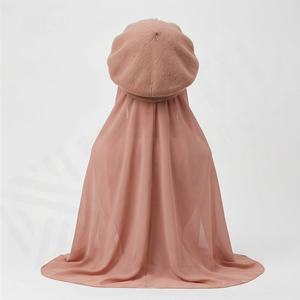 Pañuelo Hijab Musulmán de Gasa Burbuja de Alta Calidad en Oferta, Elegantes Chales Personalizados con Densidad de Color, Accesorios para la Cabeza de Moda Modesta y Suave de Primera Calidad - Product Image 2