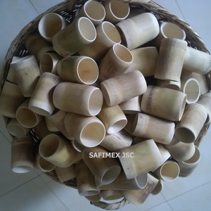 Mug en bambou entier biodégradable avec logo personnalisé gravé pour les boissons au café, emballage en vrac OEM - Product Image 5