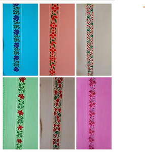 Embroidered Honeycomb Towel Set Waffle Weave Quick Dry Sports Towel Floral Embroidery Home Use - Product Image 2