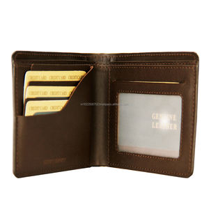 Billeteras cortas de cuero para hombre de primera calidad de fabricante directo, logotipo personalizado de alta calidad, opción de compra a granel geométrica RFID abierta - Product Image 4