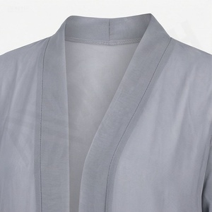 ออกแบบใหม่ ชุดอาบายะห์สไตล์สุภาพสำหรับผู้หญิง ผลิตตามสั่ง สีตามสั่ง ขายดี บริการ OEM ราคาถูก ขายส่ง - Product Image 4