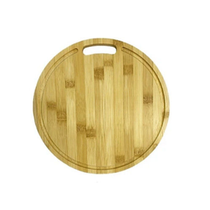 Planche à découper ronde en bambou de qualité supérieure, prix usine, pour charcuterie, cuisine, en provenance du Vietnam - Product Image 1