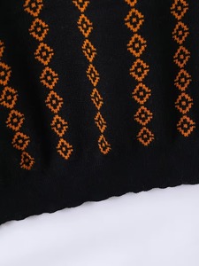 Camiseta de Punto Personalizable para Hombre, con Rayas Verticales Jacquard, Informal, Transpirable, Ecológica, Ligera, para Verano - Product Image 5