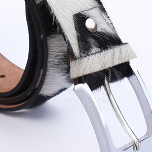 Ceintures en cuir à poils sur mesure de haute qualité, boucle en acier décontractée, légères, écologiques, best-seller, nouvelle arrivée - Product Image 6