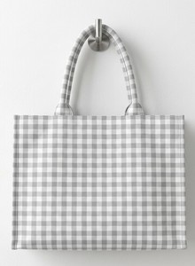 Black Recycled Cotton Lunch Tote Bag with Open Closure Polyester Lining-Portable <b>Handbag</b> for Office Travel Picnic & Daily Use - Product Image 3