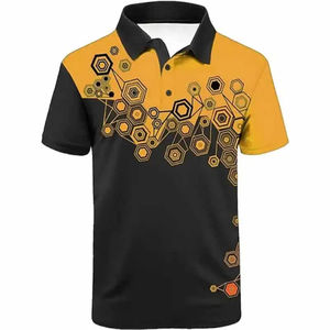 เสื้อเทเบิลเทนนิสแขนสั้นผ้าคอตตอนผสมคุณภาพสูง ระบายอากาศได้ดี ซับเหงื่อ แห้งเร็ว สำหรับผู้ชาย - Product Image 4