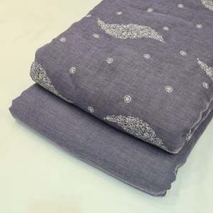 Tissu brodé multi-embroideries de qualité supérieure pour femmes, tissu de créateur, tissu de soirée, textile brodé de luxe, doux - Product Image 2