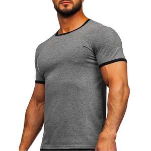 T-shirt pour homme au design unique, 100 % coton, couleur unie, tissu doux et respirant, écologique, séchage rapide, streetwear décontracté, confortable, coupe classique - Product Image 3