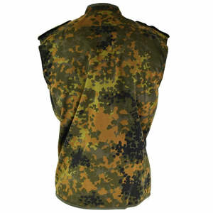 เสื้อกั๊กยุทธวิธีลายพรางเยอรมัน ผ้าฝ้าย ไม่มีแขน มีกระเป๋าและแผ่นปะไหล่ สำหรับใช้งานกลางแจ้ง ปรับแต่งสีและขนาดได้ - Product Image 2