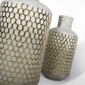 Minimalist Iron Coastal Tabletop <b>Vase</b> Set Handmade Eco-Friendly Decorative <b>Vases</b> for Modern Home Interior Design - Product Image 5