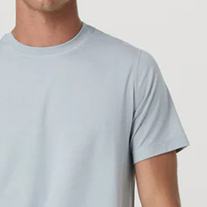 T-shirt pour homme au design uni avec logo personnalisable, coupe tendance, moderne et élégante, matière confortable, pour les acheteurs en gros - Product Image 4