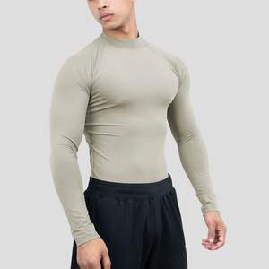 Camiseta Deportiva de Compresión para Hombre, Personalizada, al por Mayor, de Manga Larga, Transpirable, de Secado Rápido, para Gimnasio, Fitness y Entrenamiento - Product Image 2