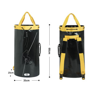 Climbing Rope <b>Backpack</b>, Outdoor Rope Storage Bag Caving Drainage Shoulder <b>Tools</b> Rope Collection <b>Backpack</b> for Hiking Climbing - Product Image 3