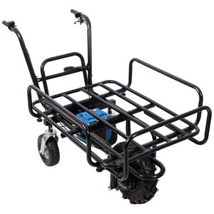 Carrello Elettrico da Giardino con Motore 24V DC 350W, Capacità di Carico 120 Kg, con Manico in Metallo - Product Image 1