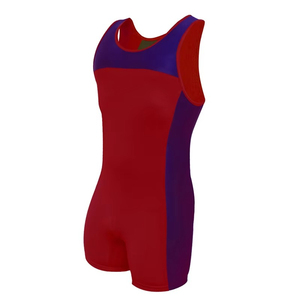 OEM Customized Color Logo <b>Men's</b> Wrestling <b>Singlet</b> Spandex/Polyester Anti-Wrinkle Quick Dry Breathable Summer Fitness Gym Plus - Product Image 6