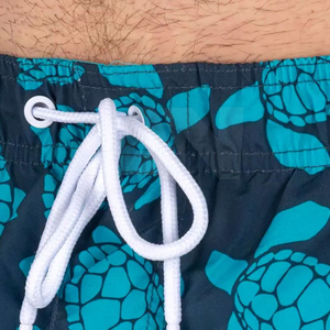 กางเกงว่ายน้ำชายหาดฤดูร้อนแบบซับลิเมชั่น OEM คุณภาพสูง ขายดี ผ้าโพลีเอสเตอร์ 100% มีกระเป๋าข้างสองข้าง - Product Image 6