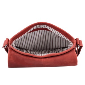 Genuine <b>Leather</b> Suede Fashion Outdoor Small Crossbody Shoulder Messenger <b>Bag</b> Zipper Closure Dumpling Horn Design for <b>Men</b> Women - Product Image 2