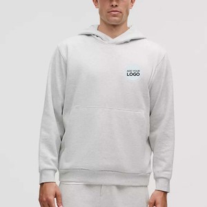 80% Cotton 20% Polyester Winter Hoodies Sweatshirts Hot Selling <b>Tech</b> Fleece Custom Full Pullover Hoodie for Men - Product Image 3