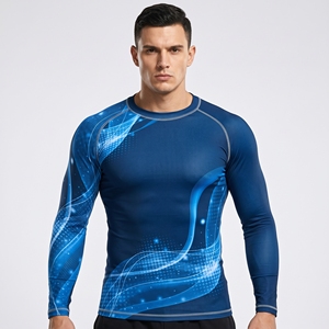 Camiseta Deportiva Sublimada para Hombre, Fabricada en Fábrica, a Precios Razonables, Personalizable, de Manga Larga - Product Image 4